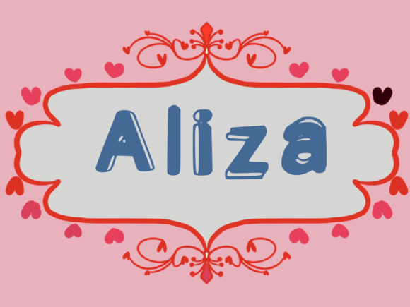 Aliza Font for Bold Design