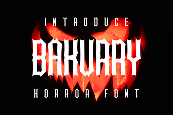 Bakurry: A Modern Display Font