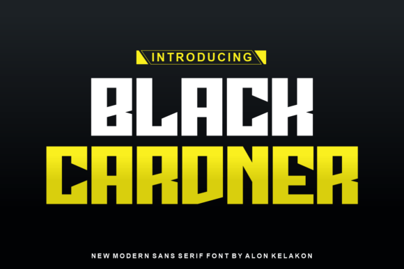 Black Cardner: Bold Font for Digital Campaigns