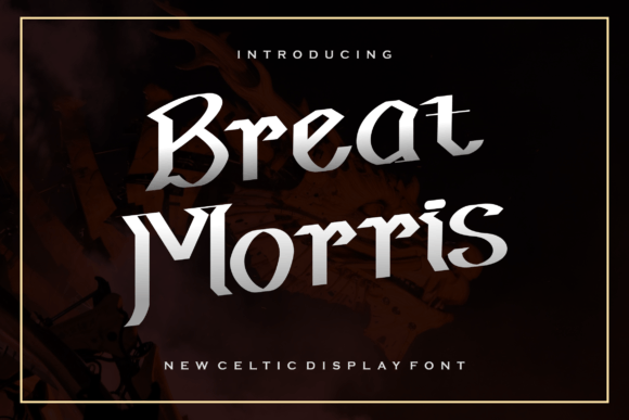 Breatmorris Font: Medieval Elegance for Editorial Design