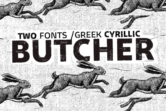 Butcher: A Retro Display Font for Creative Projects