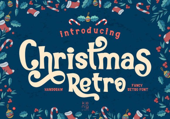 Christmas Retro Font for Bold Branding