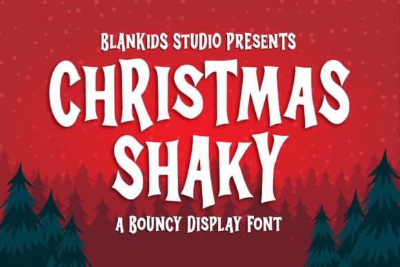 Christmas Shaky Font