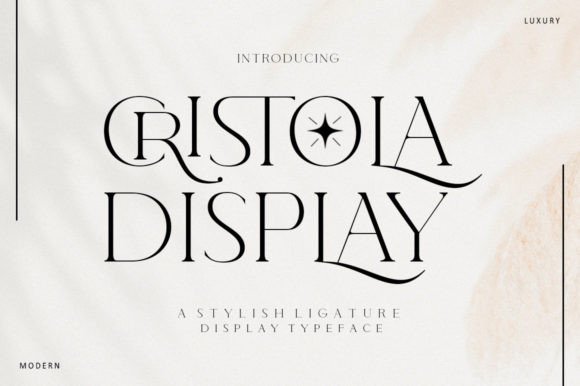 Cristola Display Font