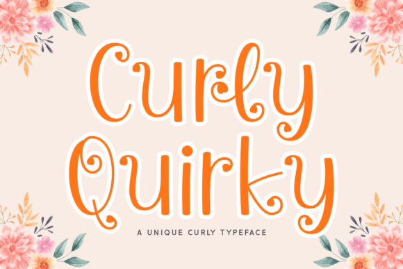 Curly Quirky Font for Playful Branding