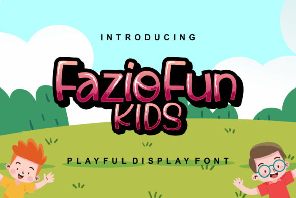 Fazio Fun Font for Creative Brands