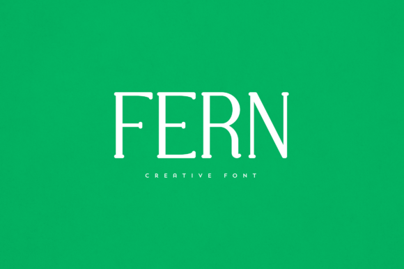 Fern Font for Creative Projects