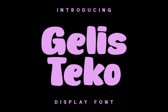 Gelis Teko: Bold Font for Impactful Campaigns