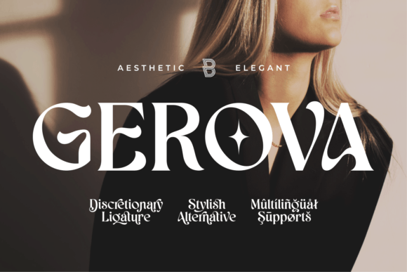 Gerova: A Luxurious Display Font