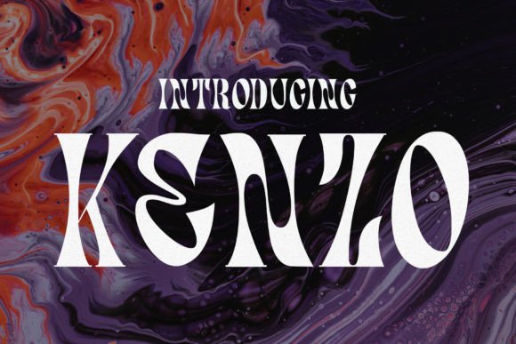 Kenzo: A Groovy Display Font