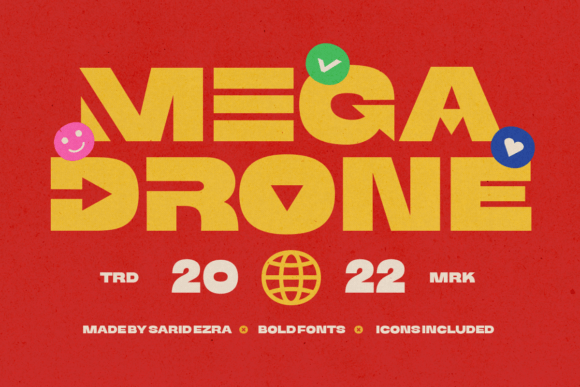 Mega Drone Font for Bold Campaigns