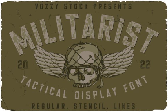 Militarist: Bold Display Font