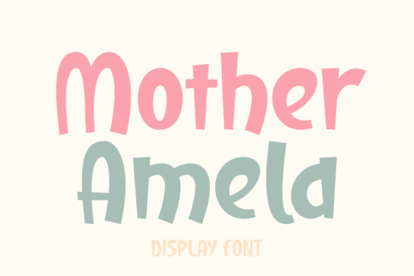 Mother Amela Font for Web Design