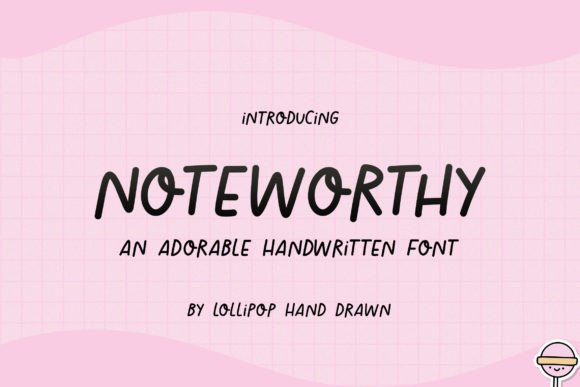 Noteworthy Font for Creative Design