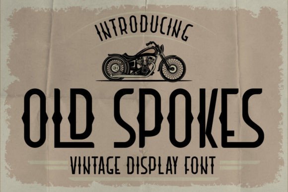 Old Spokes Font for Creative Projects