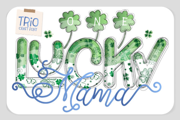 One Lucky Mama Font: A Display Typeface for Web Designers