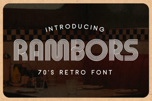 Rambors - Nostalgic Retro Font