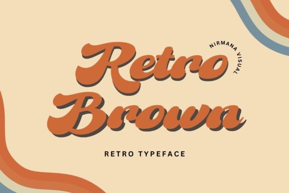 Retro Brown Font for Creative Projects