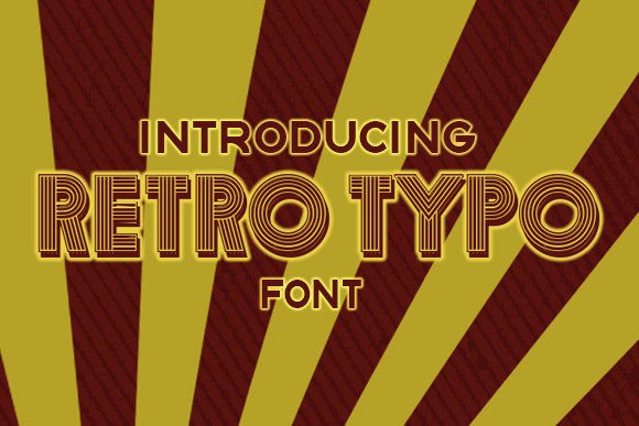 Retro Typo: A Vintage Font for Business Branding