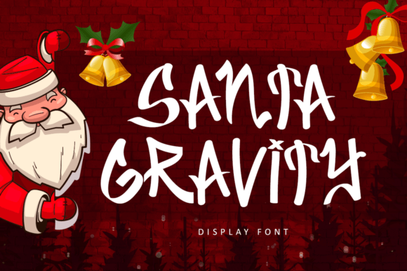 Santa Gravity Font for Web Design