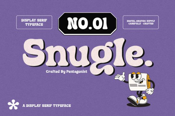 Snugle: A Funky Display Font for Creative Campaigns