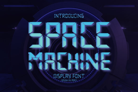 Space Machine Font for Bold and Creative Craft Projects