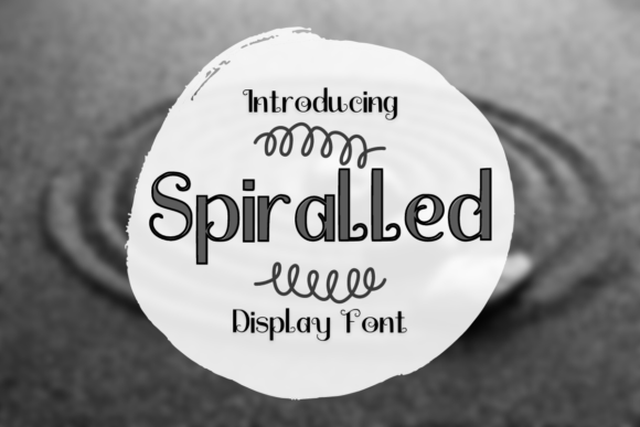 Spiralled: A Stylish Display Font