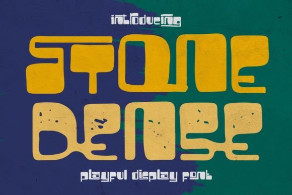 Stone Dense Font for Creative Design