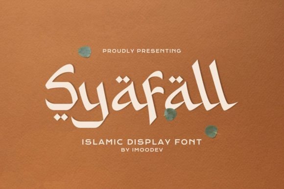 Syafall: A Stylish Display Font for Creative Projects