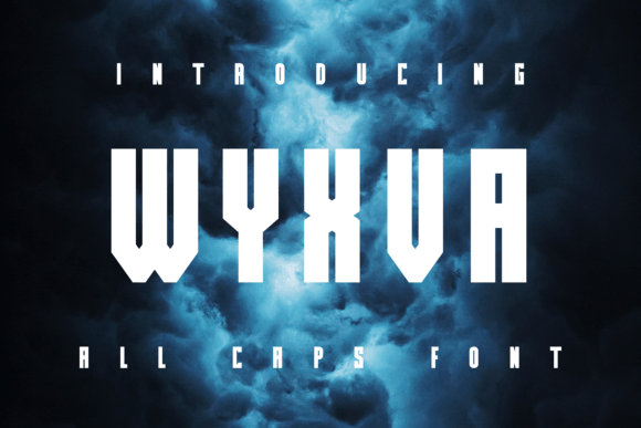 Wyxva: A Bold Display Font for Creative Projects