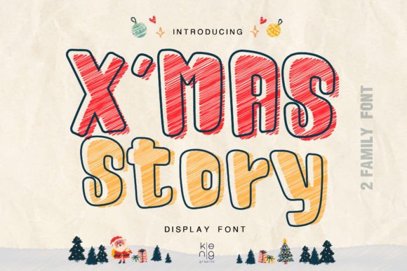 Xmas Story Font for Bold Campaigns